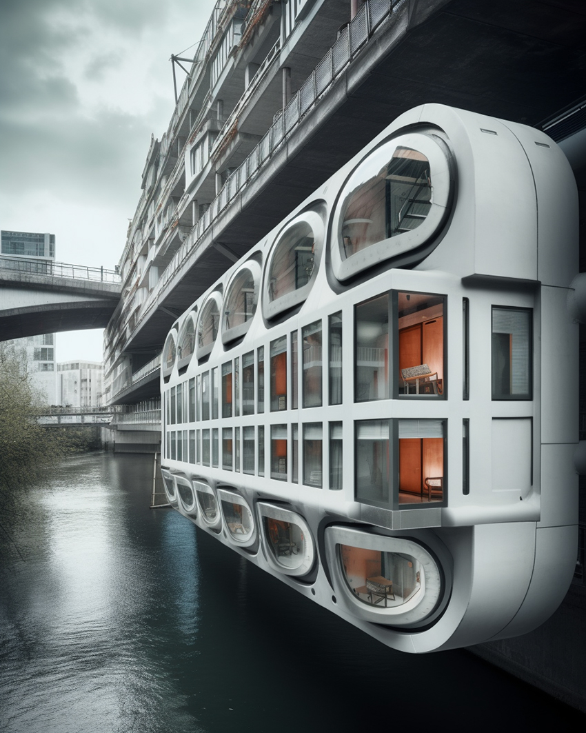 ignored urban spaces bridge pods for homeless communities 4