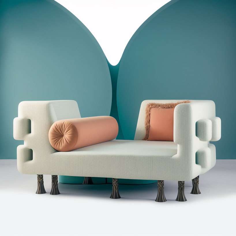 joe zander fuses vibrant pop art and minimalist aesthetics for avant-garde furniture series