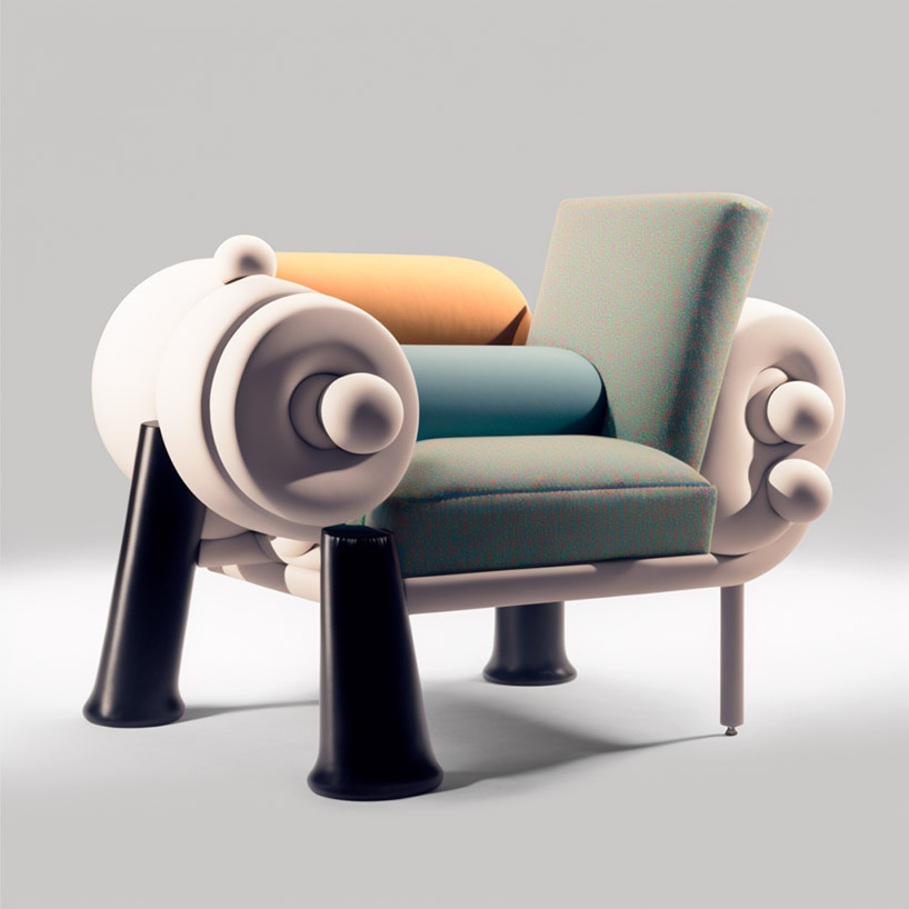 joe zander fuses vibrant pop art and minimalist aesthetics for avant-garde furniture series