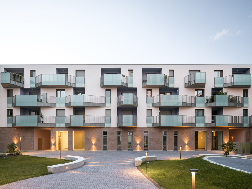 brick-clad residential complex by cino zucchi architetti expands along via valtorta in milan