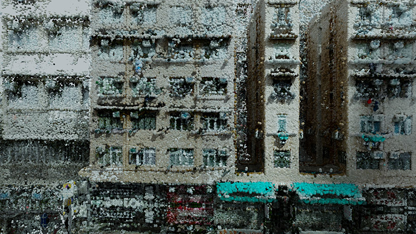 haotian zhang's short film distorts hong kong's cityscape as an animated evolving fractal