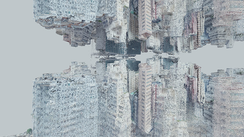 haotian zhang's short film distorts hong kong's cityscape as an animated evolving fractal