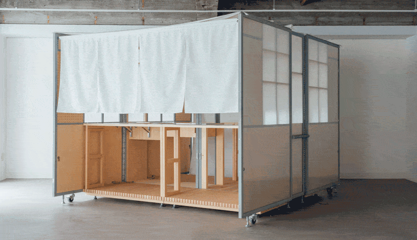 japanese SHOPKIT mobile store can be assembled with ease like DIY furniture