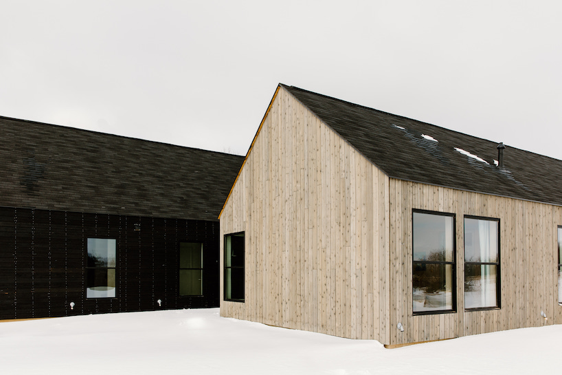 'svart hus' in wisconsin embraces japanese and scandinavian design principles
