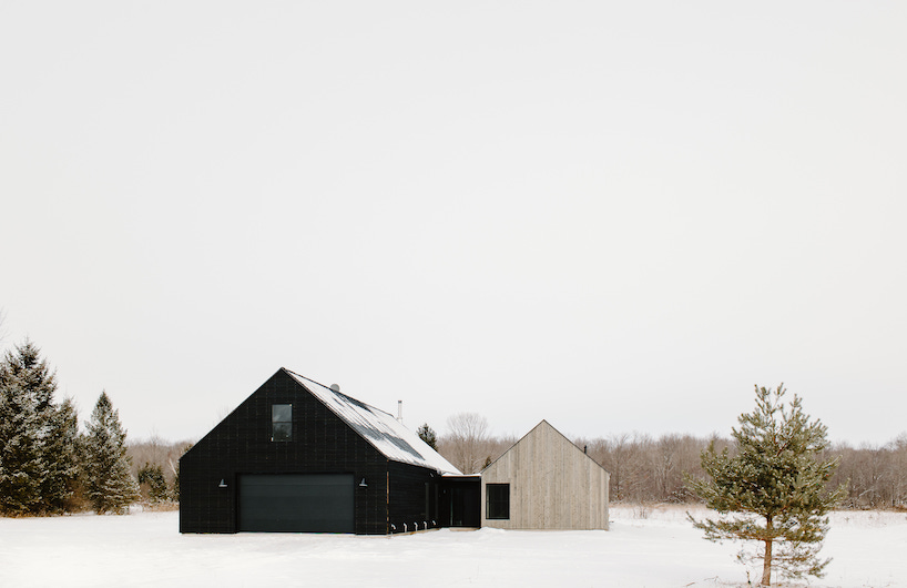 'svart hus' in wisconsin embraces japanese and scandinavian design principles