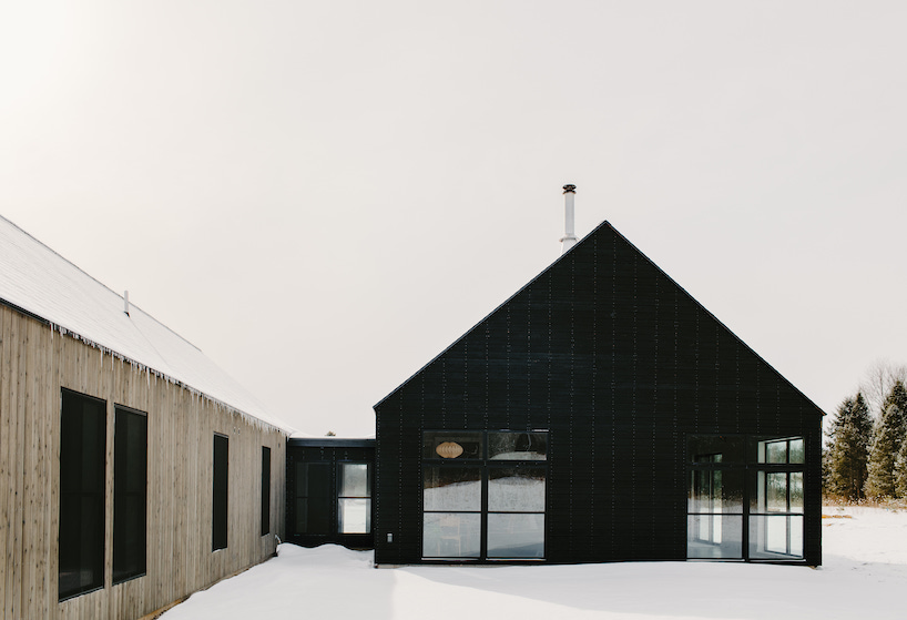 'svart hus' in wisconsin embraces japanese and scandinavian design principles