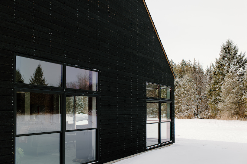 'svart hus' in wisconsin embraces japanese and scandinavian design principles