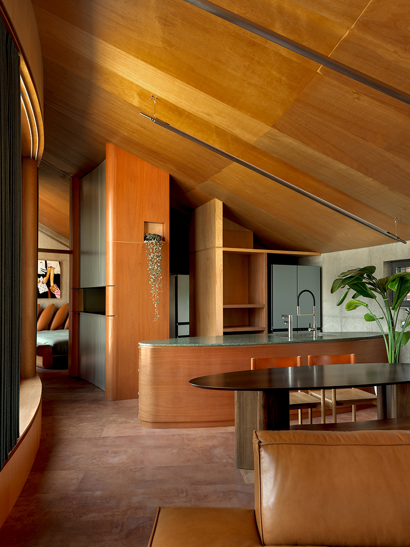 circular house by sukchulmok + BRBB encloses vegetable garden on korean farmland