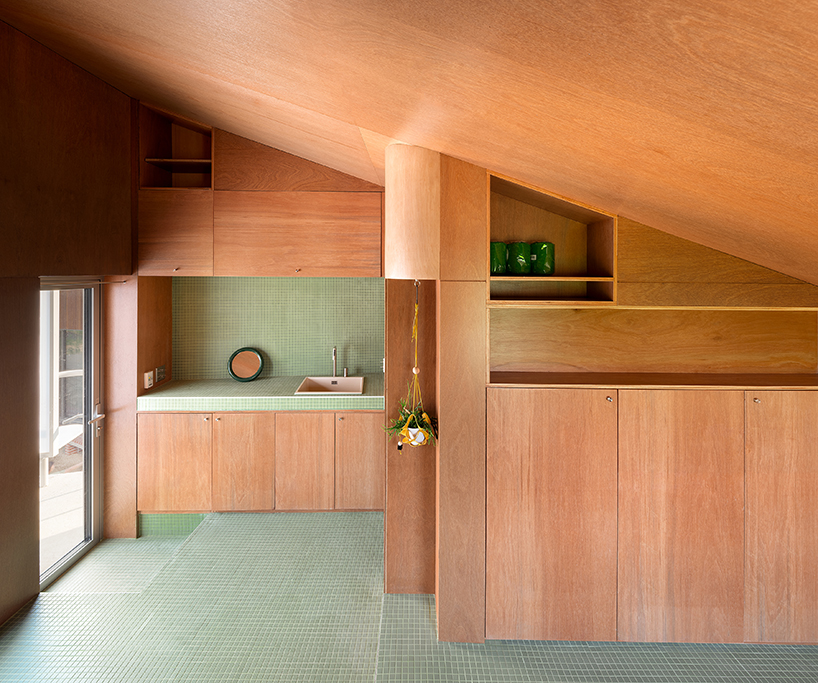 circular house by sukchulmok + BRBB encloses vegetable garden on korean farmland