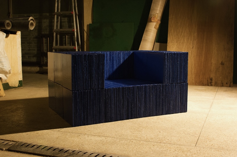 'muah' furniture series by lee lin disrupts the life cycle of a box