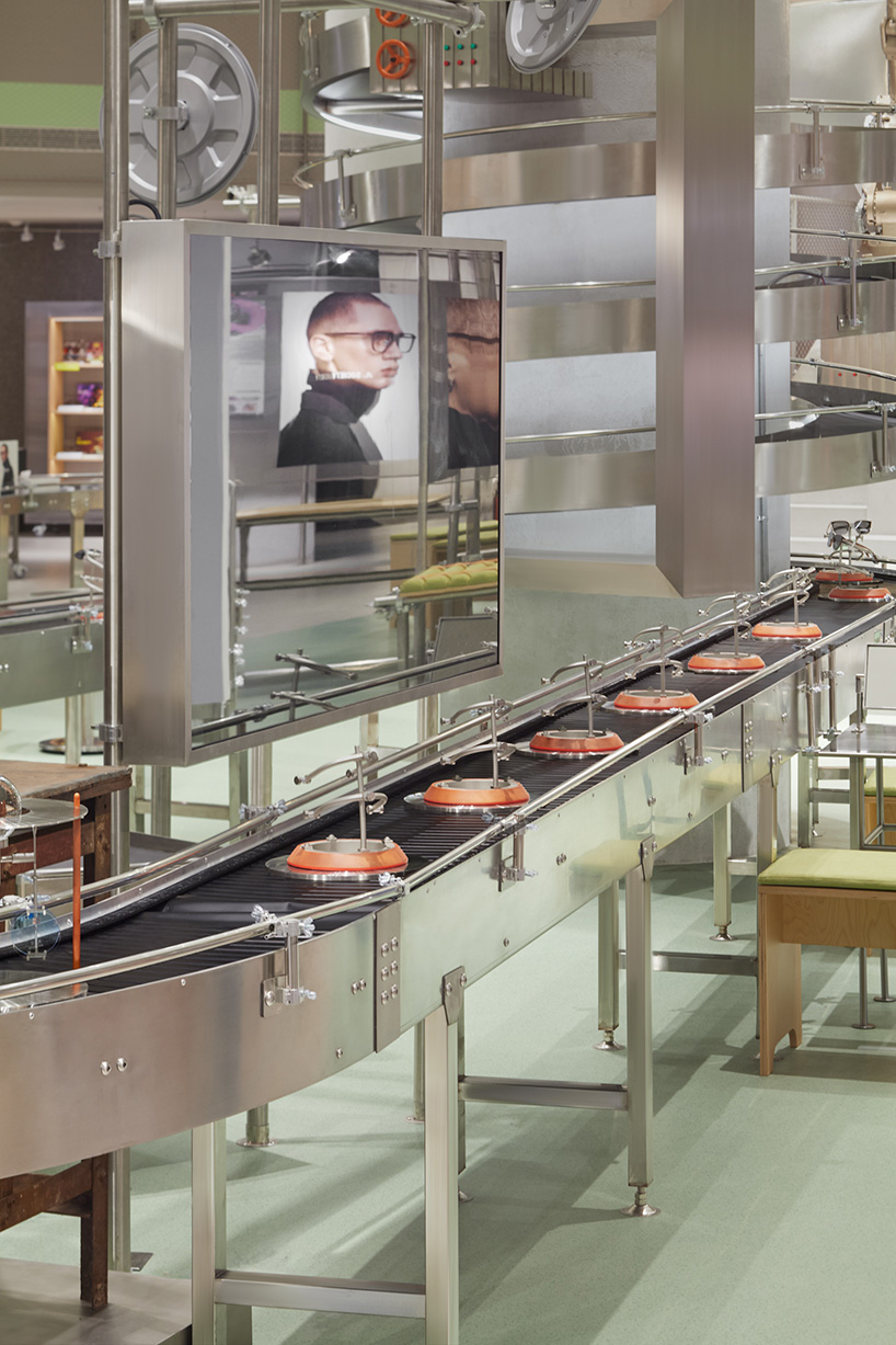 interactive art installations activate dayuan's experiential eyewear store in shanghai