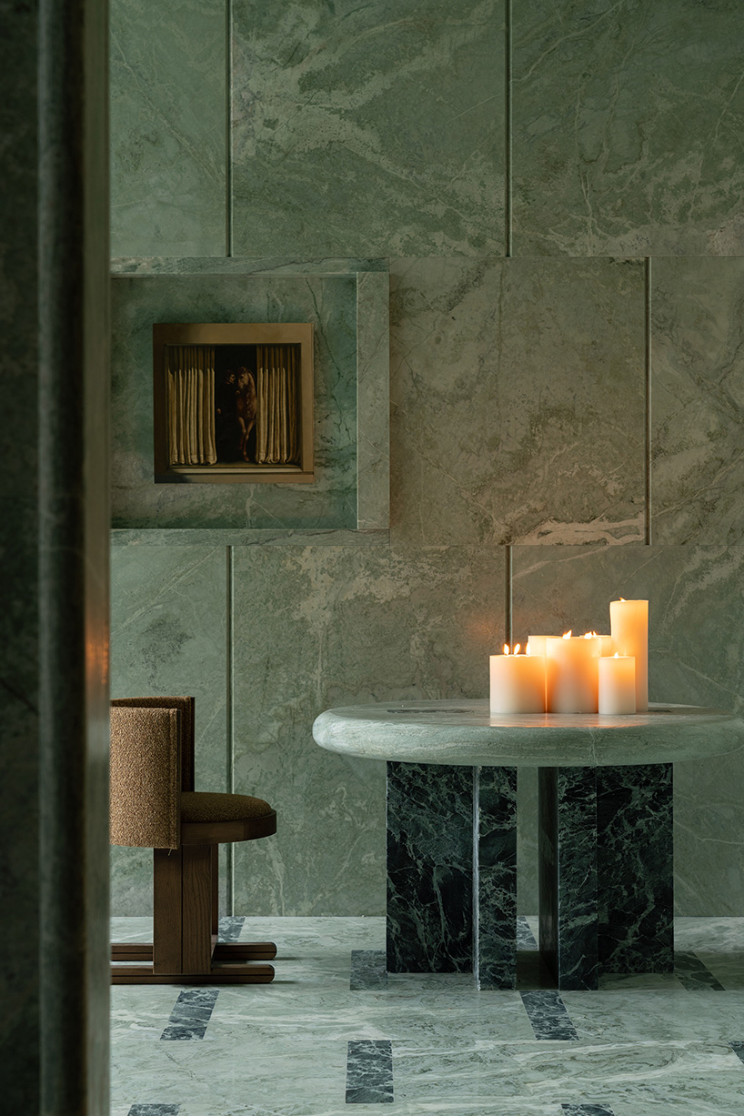 green marble clads gallery showroom&rsquo;s immersive interiors in shenzhen