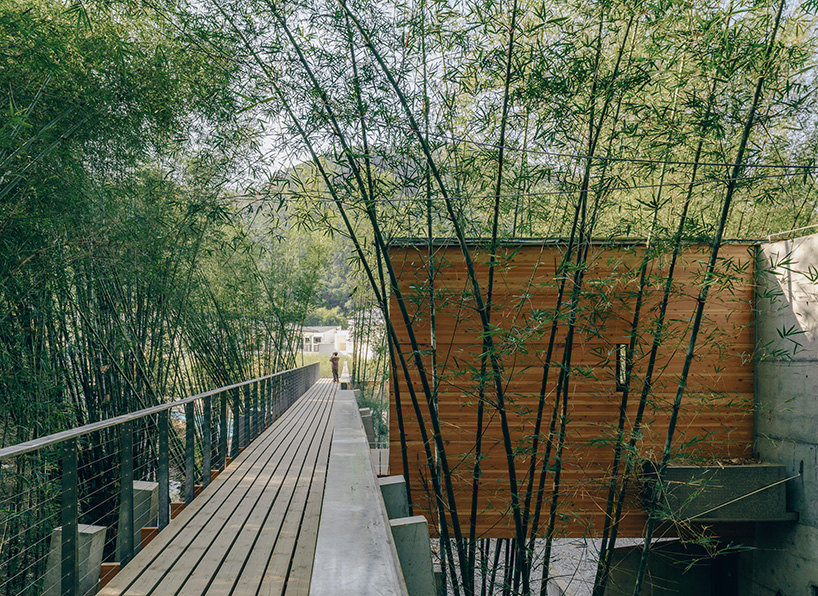 vernacular bridge craftsmanship informs micro-museum set within bamboo grove in china - 12