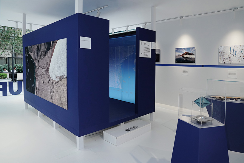 suspended glacier forms translate climate change into an interactive installation in shanghai - 12