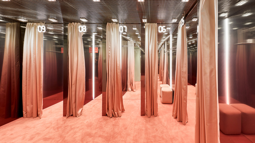 el departamento sculpts sensory-driven gen Z interiors for bershka ibiza flagship store