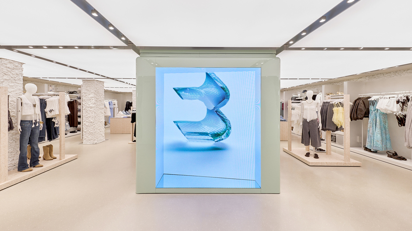 el departamento sculpts sensory-driven gen Z interiors for bershka ibiza flagship store