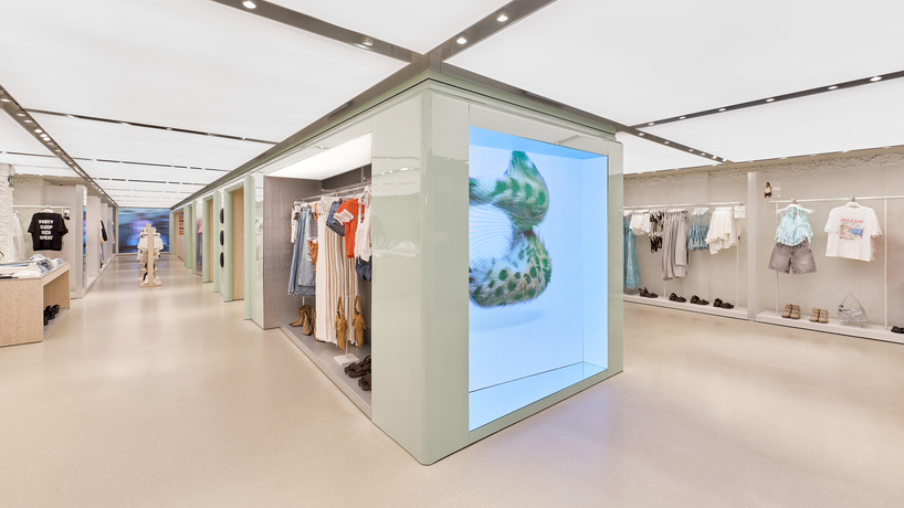 el departamento sculpts sensory-driven gen Z interiors for bershka ibiza flagship store