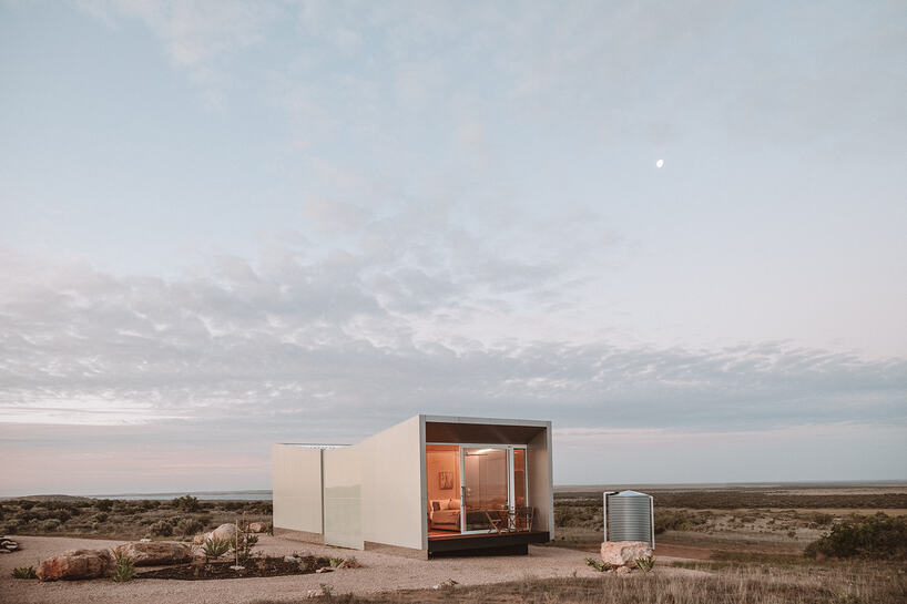 off-grid pod[e] mulla mulla fuses eco-conscious features with modern luxury in australia