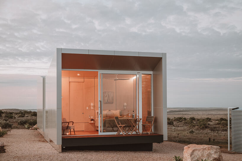 off-grid pod[e] mulla mulla fuses eco-conscious features with modern luxury in australia