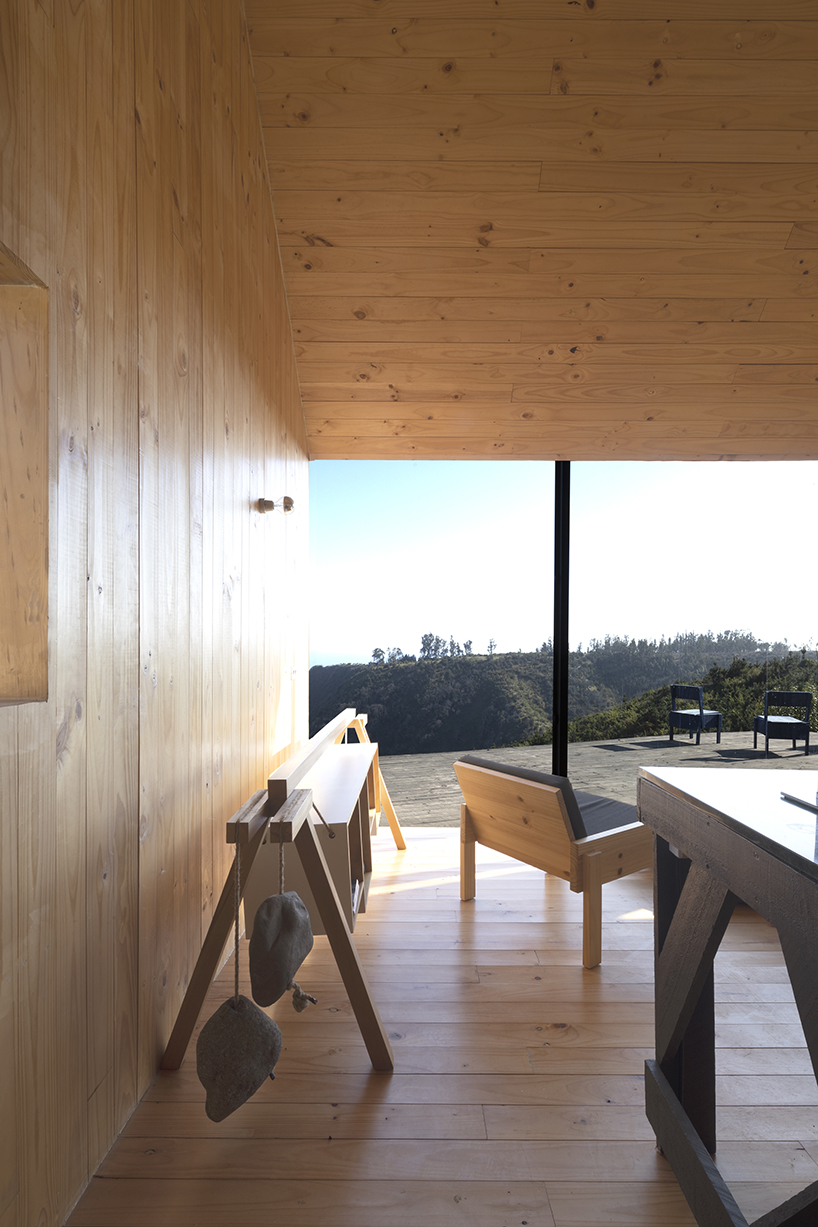 alfredo gonzalez briceño arquitectos' casa chica immerses residents in the chilean pine forest 