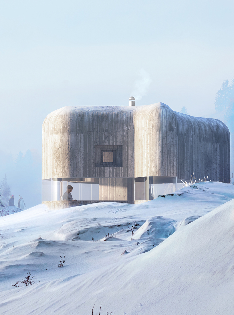Lazowski Johansson Architects renovují bunkry z druhé světové války na obyvatelné prostory na českém pohraničí