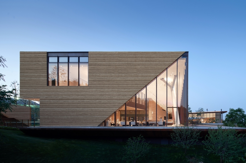 gad designs fragmented infinity volume for mountain & sea art museum in china