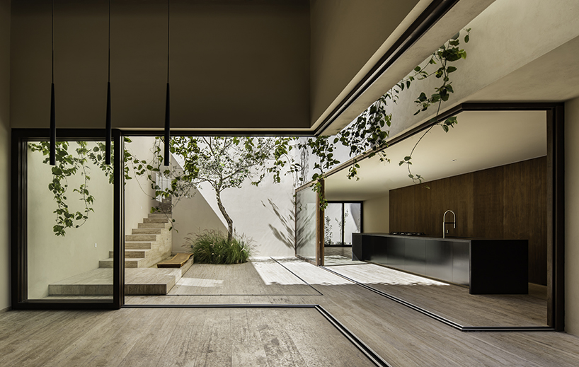 three hermetic volumes fuse shaping sabino 10's solid exterior in mexico