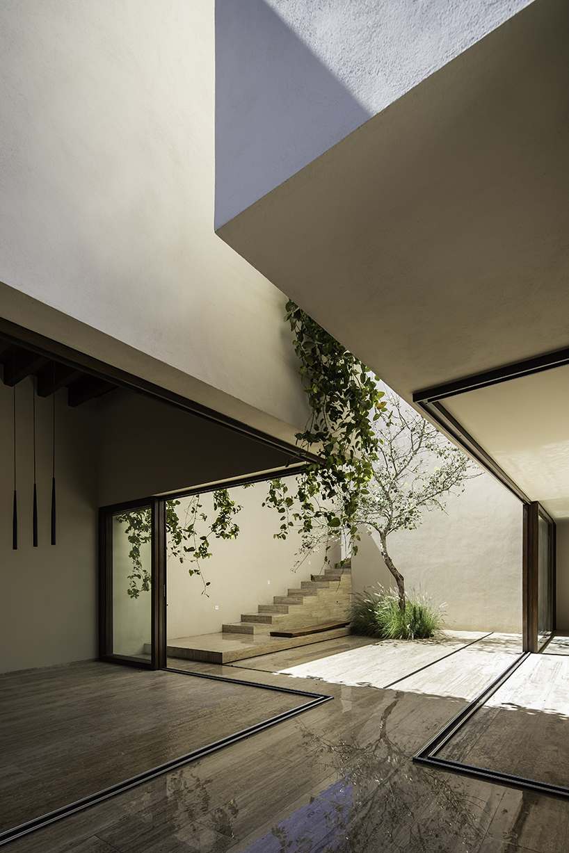 three hermetic volumes fuse shaping sabino 10's solid exterior in mexico