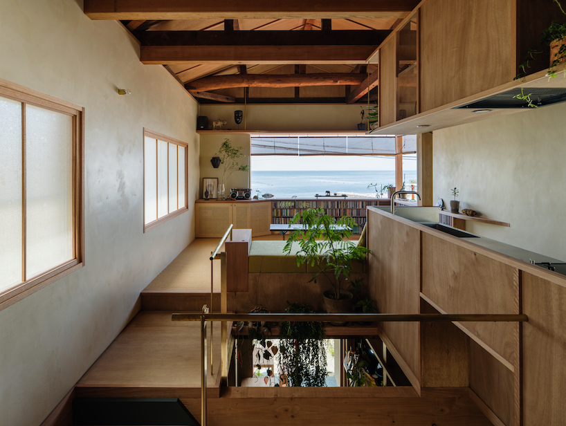 mixed-use wooden house showcases traditional japanese and global influences