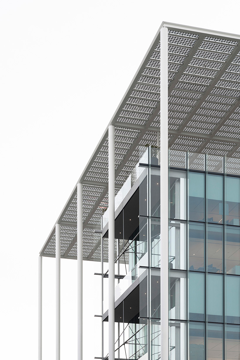 photovoltaic canopy tops glazed casa bff by OBR - open building research in milan