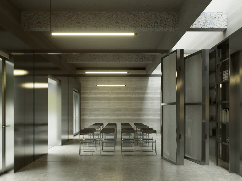 light and voids recast reclaimed stone houses as community space in china - 9