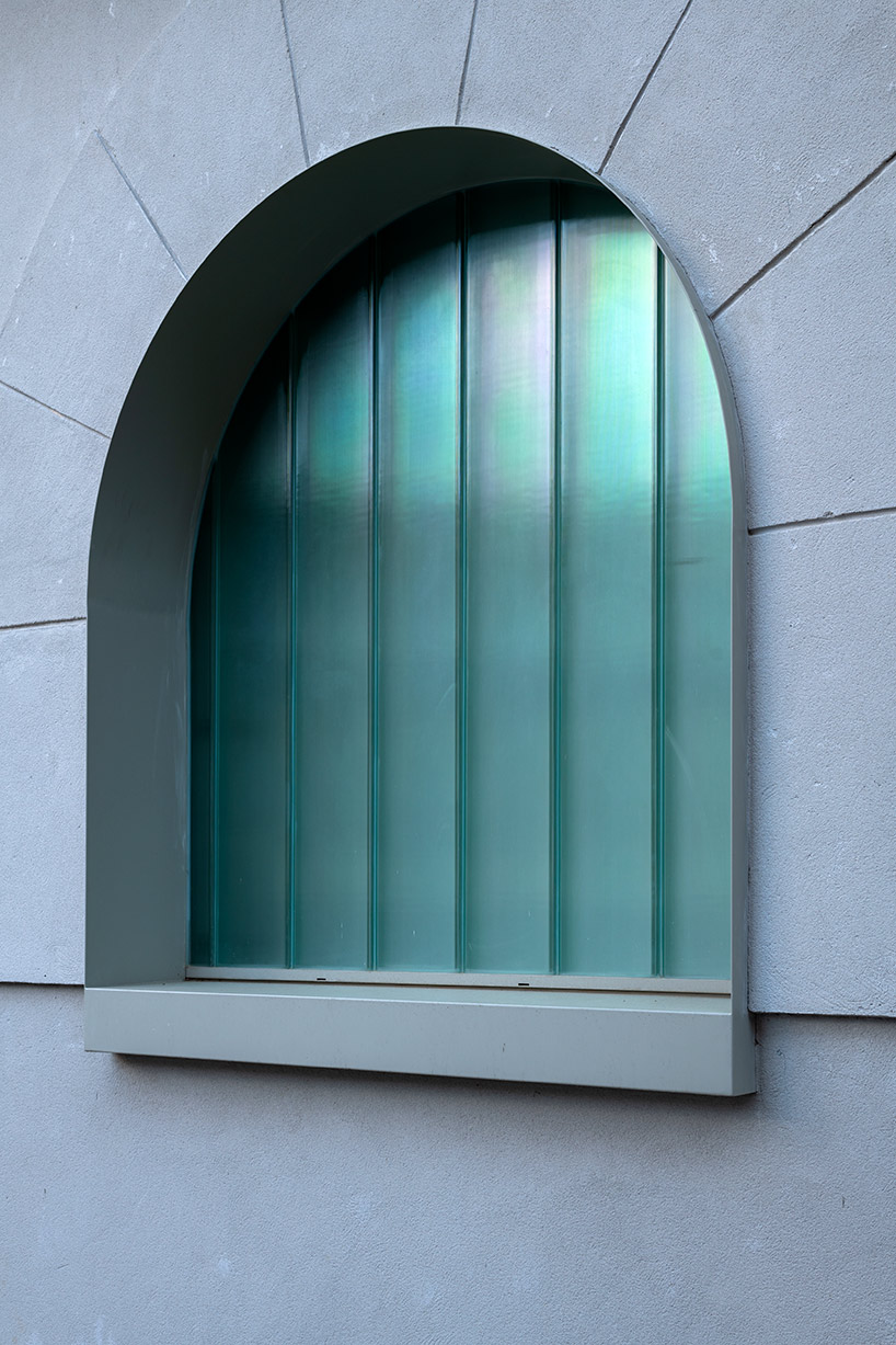 haro museum's translucent openings illuminate the square of val d'aran in spain