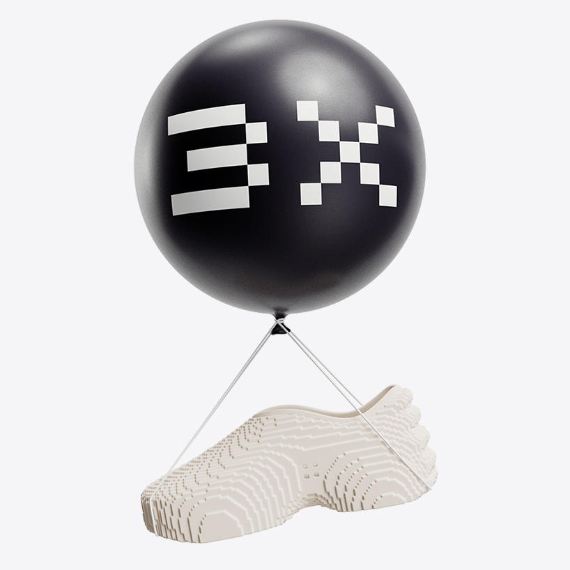 andrew kostman’s ultra-lightweight, pixelated sneakers capture the nostalgia of the 90s