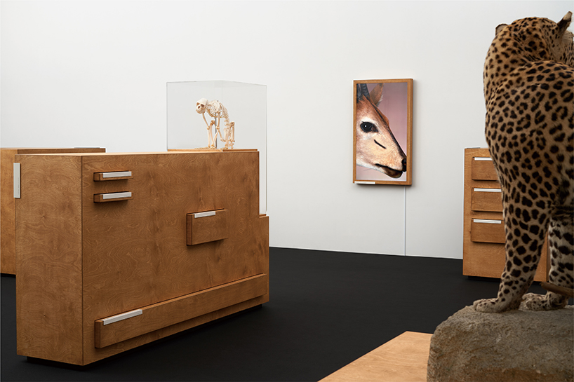 mobile exhibition kit arrays wooden display stands with sliding cases