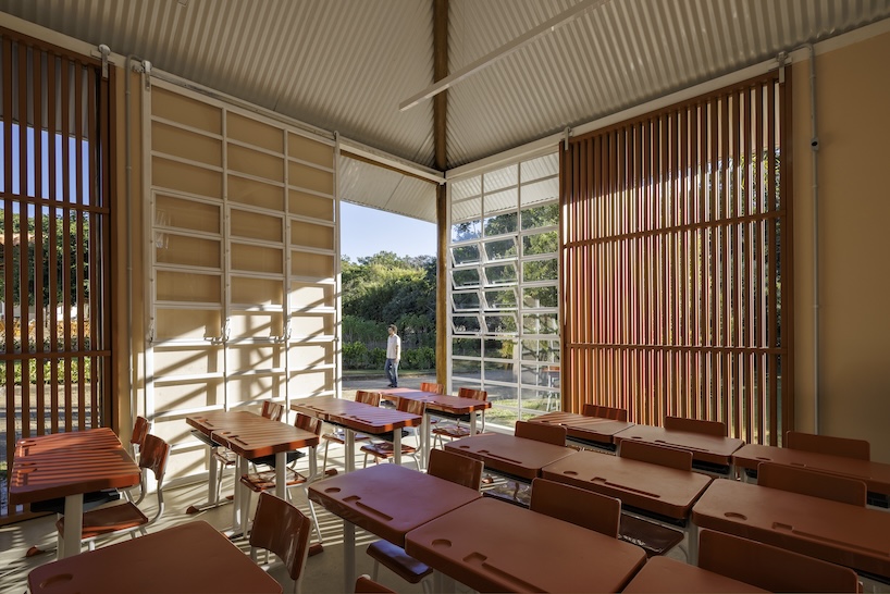 BIRI & mach arquitetos' modular school in brazil is conceived to grow over time