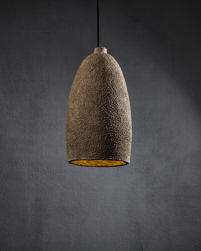 sustainable design and wabi sabi principles the debut collection of organic hanging lamps by zbozhzha 1