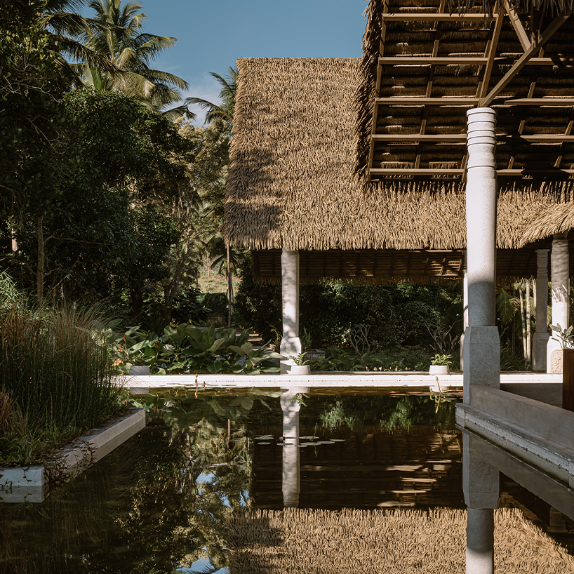 Maya Retreat in South India reflects a tropical modern aesthetic