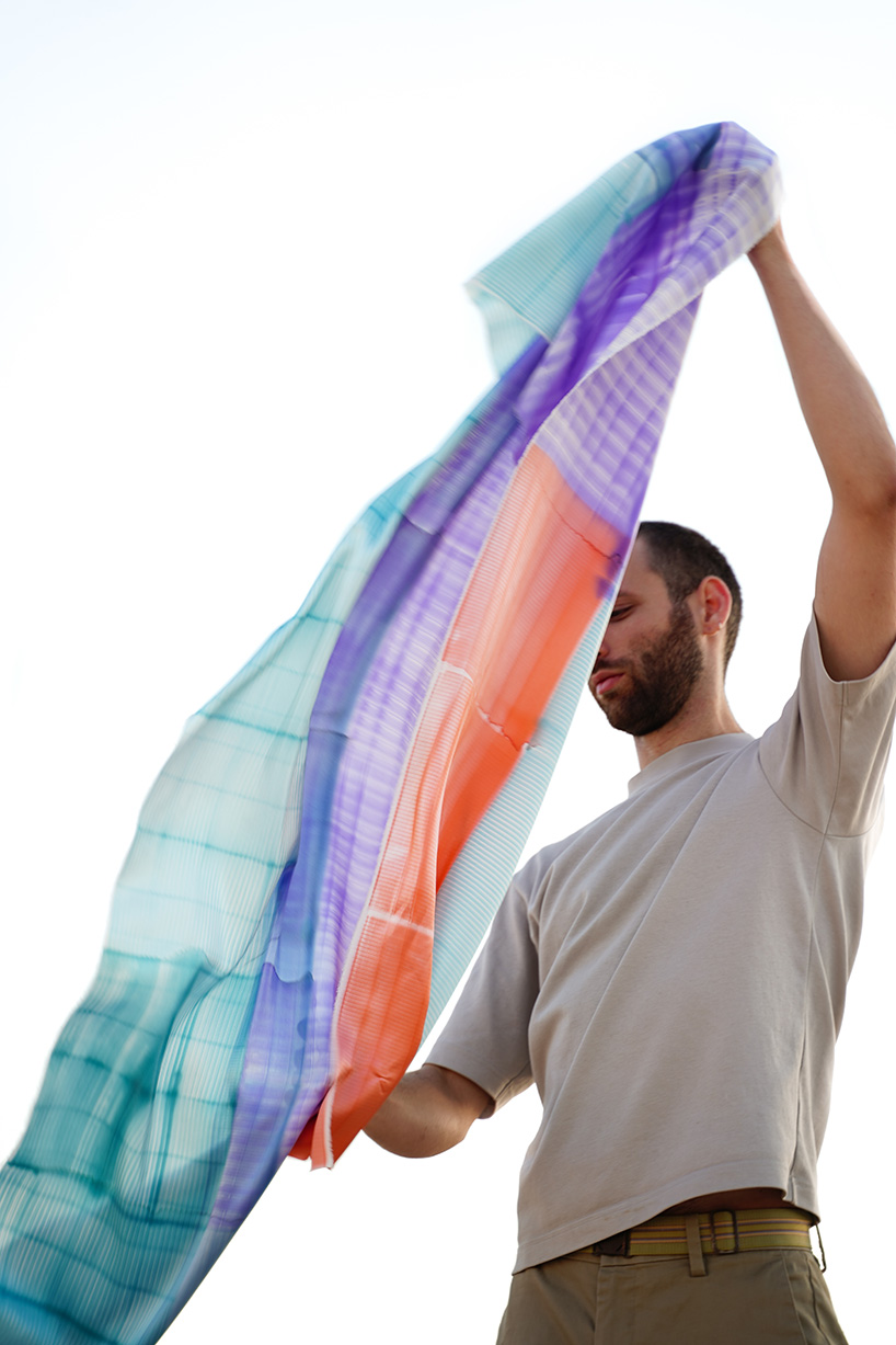 off the grid development of a new dyeing system on silk fabric 11
