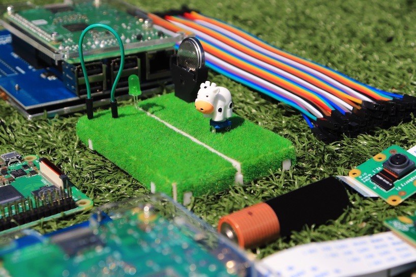 functional breadboard by paperbagel infuses farm-core aesthetics to electronic circuit design