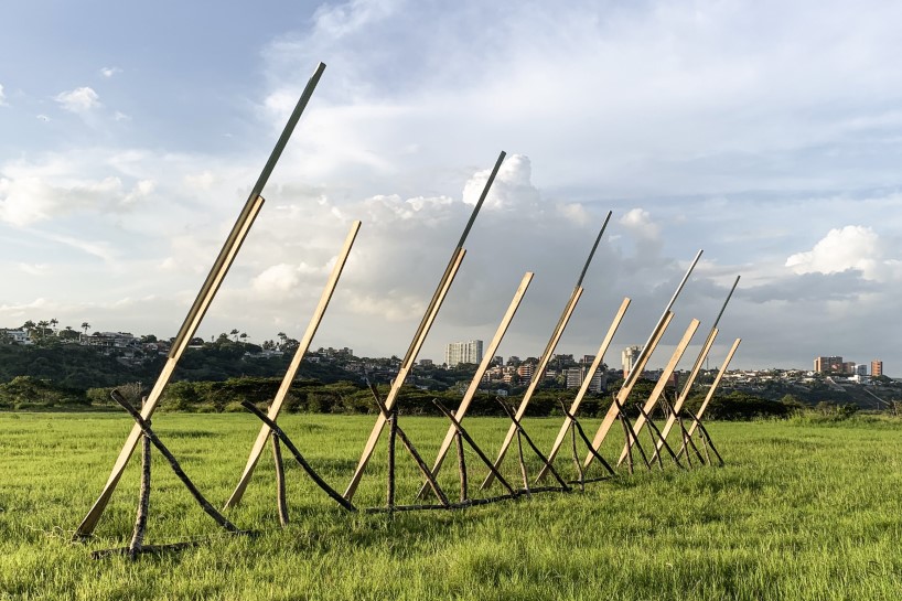 dis_local gives rise to a series of pavilions and landscape interventions in río turbio valley