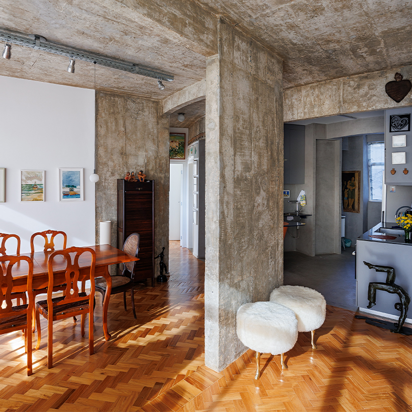 renovation project of 1961 apartment in brazil exudes modern sophistication