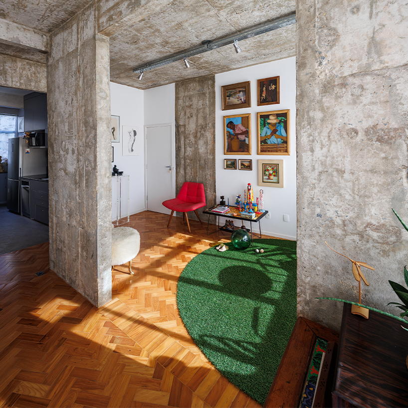 renovation project of 1961 apartment in brazil exudes modern sophistication