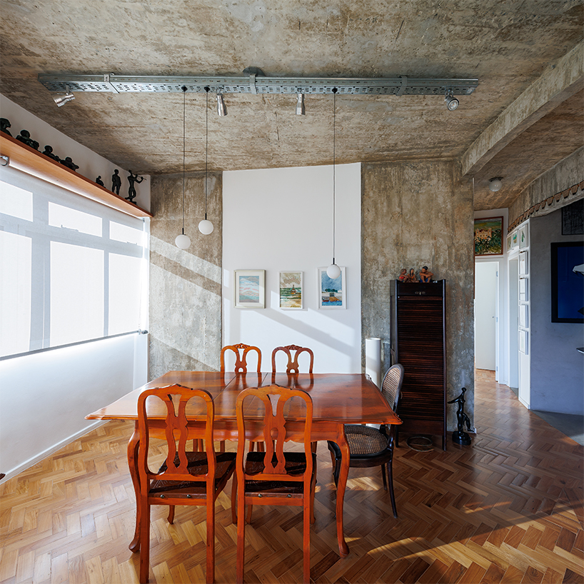 renovation project of 1961 apartment in brazil exudes modern sophistication