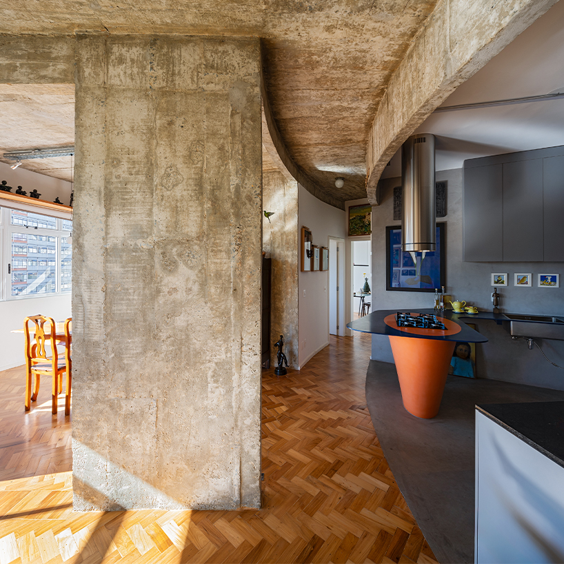 renovation project of 1961 apartment in brazil exudes modern sophistication