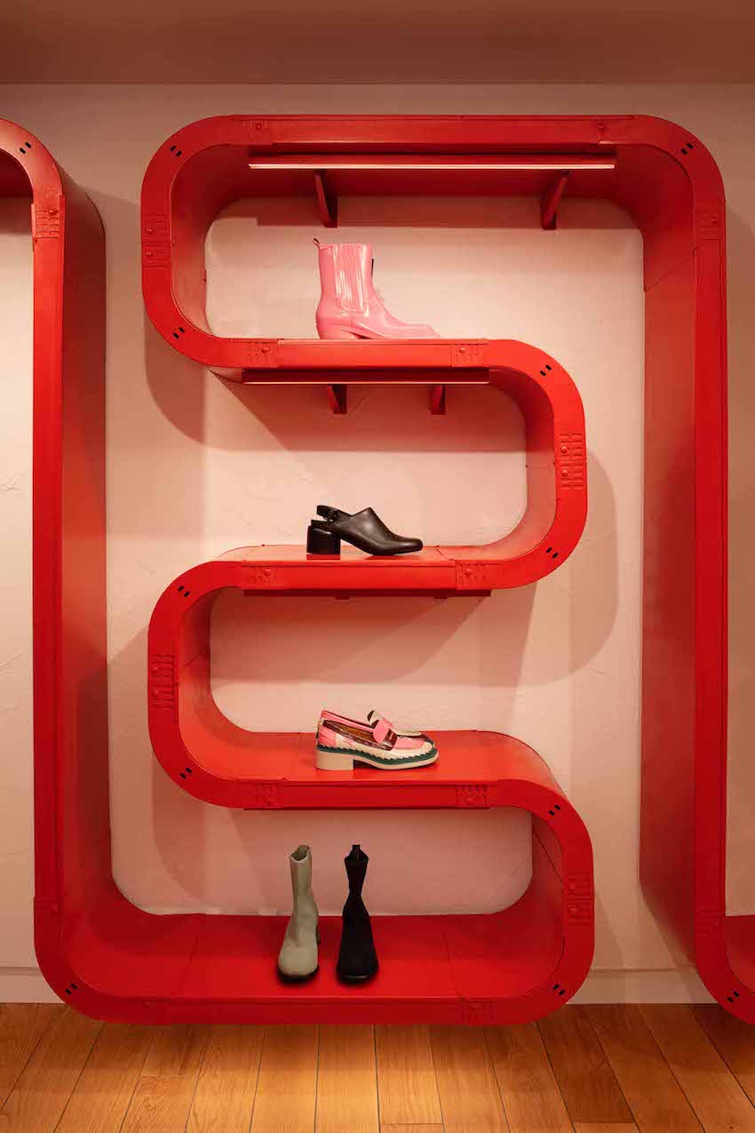 camper's paris flagship store gets 'mini-pompidou' redesign by jorge penadés