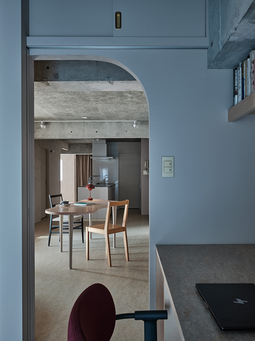 internal system of partitions and openings revives apartment in tokyo's suburbs