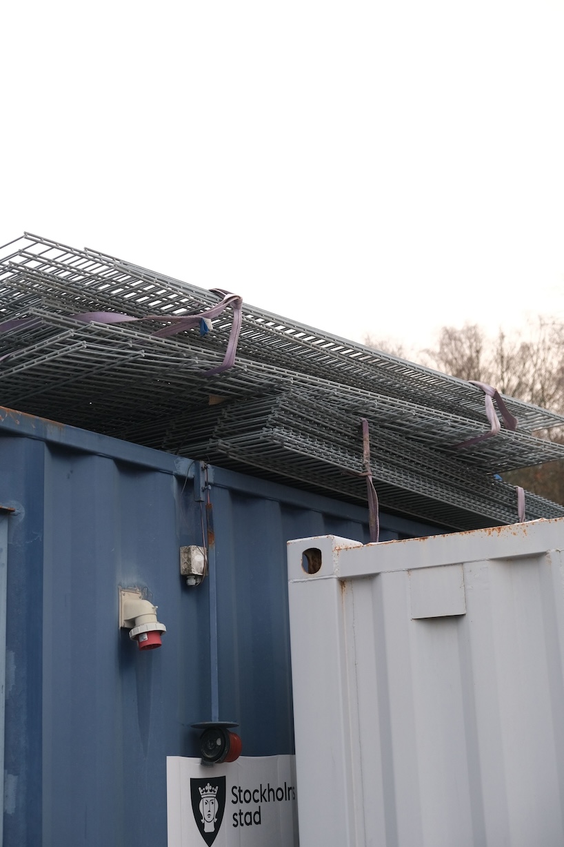 X-Trakojan Mengubah Konstruksi WASE menjadi furnitur publik di pelabuhan Stockholm