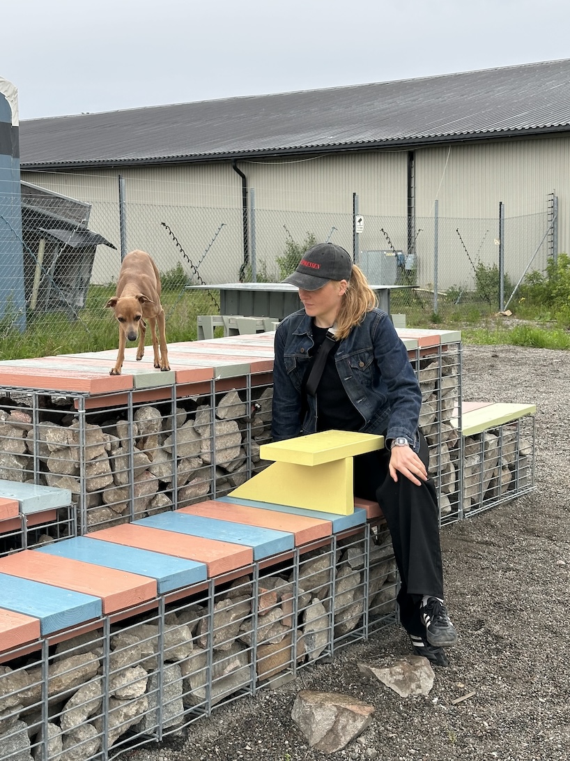 X-Trakojan Mengubah Konstruksi WASE menjadi furnitur publik di pelabuhan Stockholm