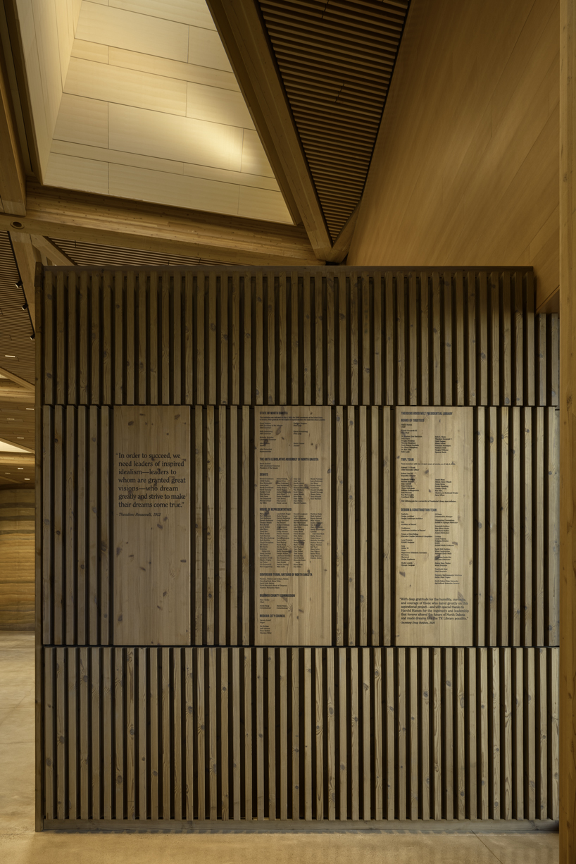 studio loutsis integrates timber wayfinding into snøhetta’s theodore roosevelt library - 8