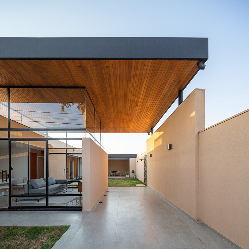 Modern Residence in Brazil Features Stones, Wood, Glass and Metal